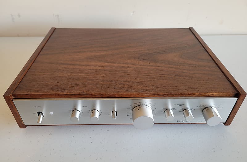 Pioneer C-21 Preamplifier C-21 Wood Veneer Case | Reverb