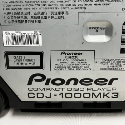 Pioneer CDJ-1000 MK3 Professional CD/MP3 Turntables #0037 - Pair - Quick Shipping - image 15