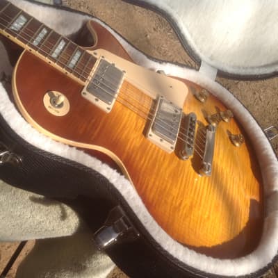 '03 Gibson Les Paul Standard Premium Plus ? AAAA Flame FlameTop Honey Burst With HSC And Manual Etc. image 12