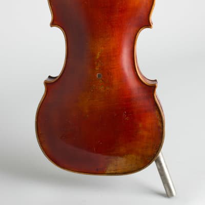 Jar Krumphans Praha  Resophonic Violin,  c. 1900, black hard shell case. image 4