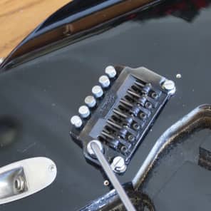 Fender  Contemporary Stratocaster Body W/ Fender System One Refurb. Bridge for Parts 1984-87 Black image 10