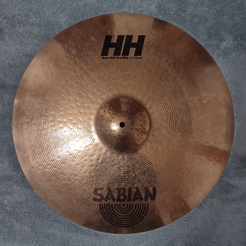 Sabian HH 21" Raw Bell Dry Ride Cymbal - Brilliant image 1