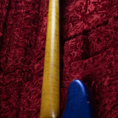 2018 Fender Custom Shop '64 Jazz Bass Stacked Knobs Purple Sparkle Aged*853-r052Bass image 12