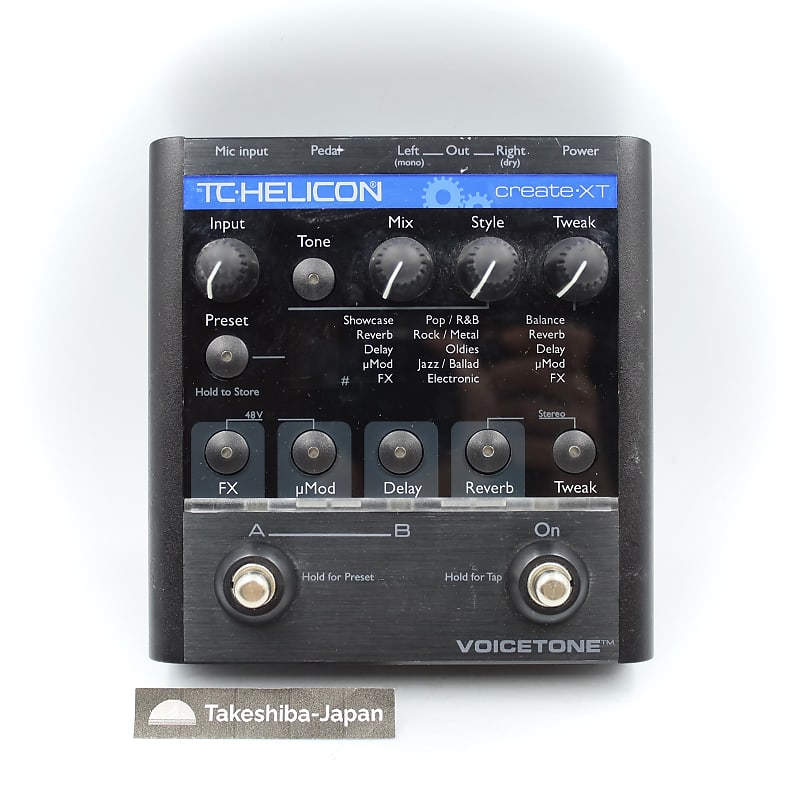 tc helicon voicetone create エフェクター ボーカル TC Helicon VoiceTone Create XT | Reverb Canada