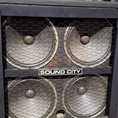 Sound City L412 Guitar Cabinet 1973 black image 1