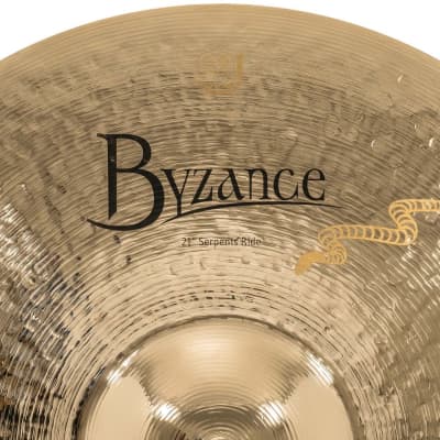 Meinl Byzance Brilliant Serpents Ride Cymbal 21 image 4