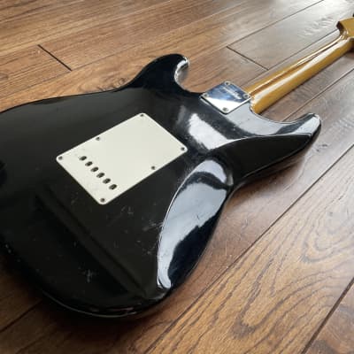 Fernandes The Revival Stratocaster ‘57 Reissue Electric Guitar MIJ Black image 11