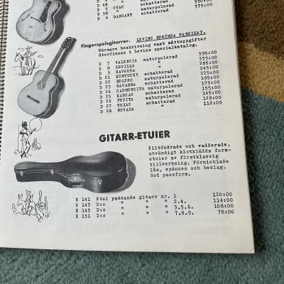 Levin Music gear catalogue 1954 image 2