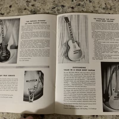 Gibson 1956 Catalog Reprint Les Paul Super 400 image 5