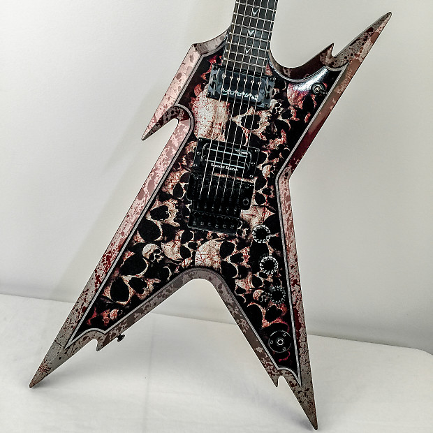 Dean Dimebag Darrell Razorback 2011 Skulls Graphic - Artist