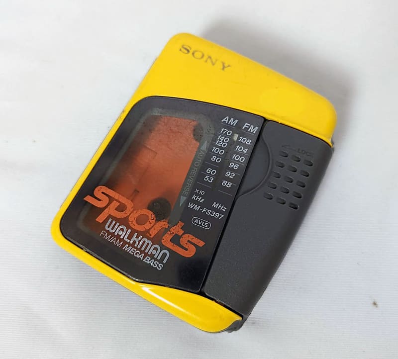 Sony Sports Walkman WM-FS397 Portable AM/FM Radio Cassette