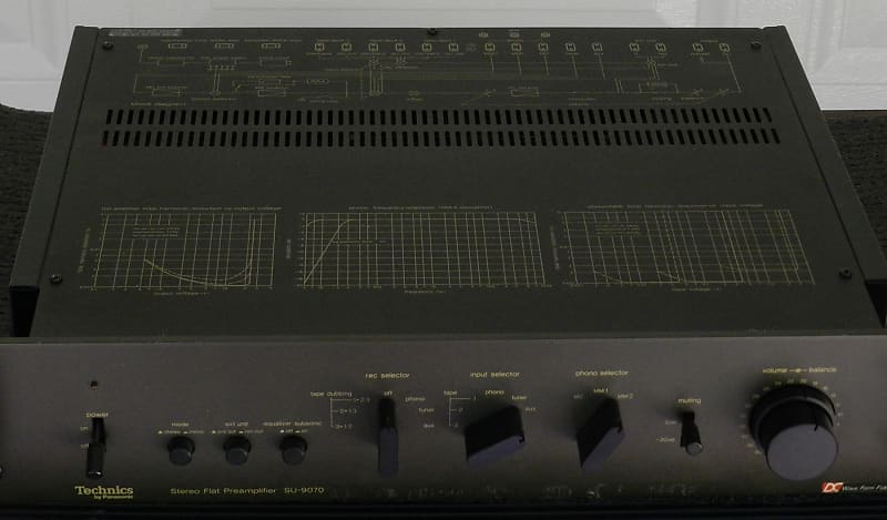 Technics SH-9010 Paragraphic EQ, SU-9070 Preamplifier & SE-9060 Power  Amplifier Rare Tested Working