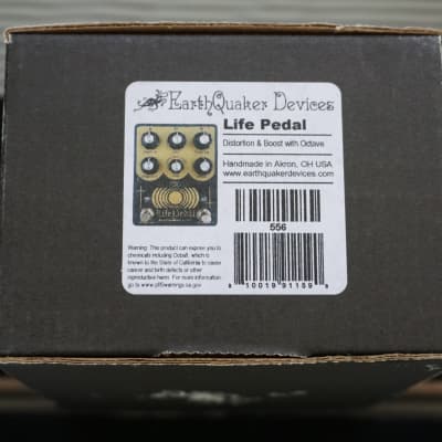 EarthQuaker Devices Sunn O))) Life Pedal Octave Distortion + Booster V2 2020 - Black / Gold Print image 9