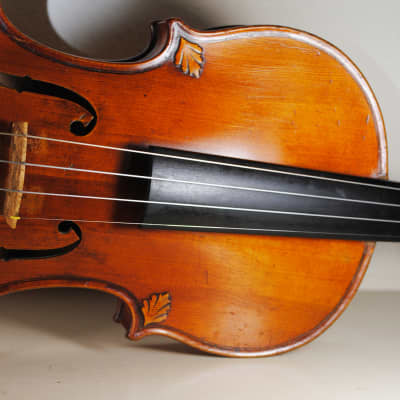Old beautiful French violin F. Barbe 1886 VIDEO in perfect playing condition image 2