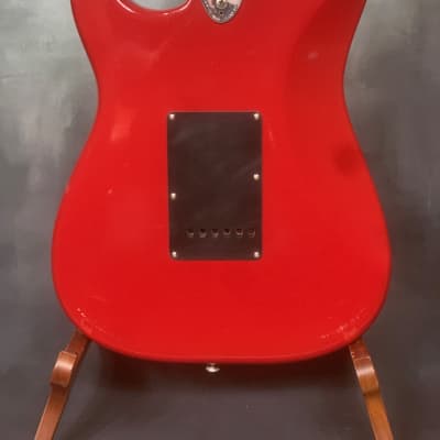 1973 Fender Stratocaster with 3-Bolt Neck, Maple Fretboard- Candy Apple Red image 4