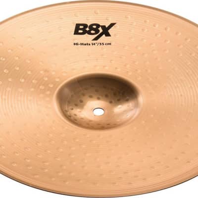 Sabian 41402X 14" B8X HI HATS Cymbal image 2