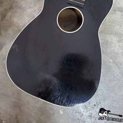 Luthier Special: Harmony / Kay / Truetone Guitar Husk Project (1950s, Black) image 2