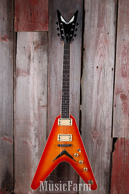 全商品オープニング価格！ Dean V 35 TCS 35th Anniversary Trans Cherry Electric Guitar ギター