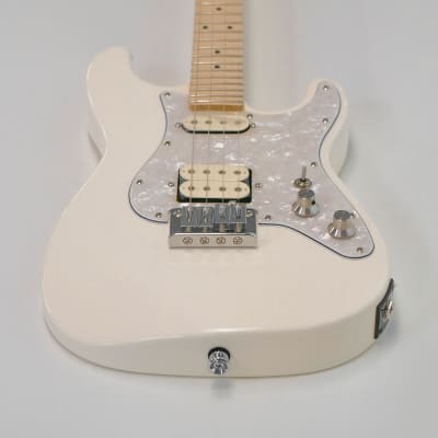 Risa ST-432-CW Tenor Strat ST-Style Electric Ukulele Cream | Reverb