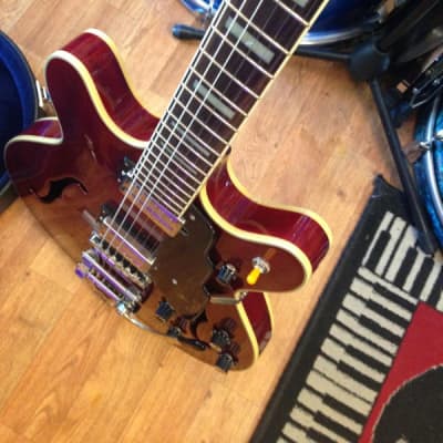 New/Old Stock Guild Starfire V with Vibrato Cherry Red image 8