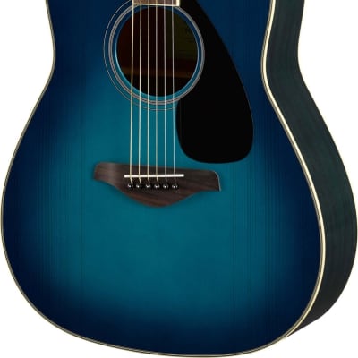 Yamaha FG820-SB Folk Acoustic Guitar Sunset Blue | Reverb Canada