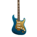 Squier 40th Anniversary Gold Edition Stratocaster Electric Guitar, Lake Placid Blue