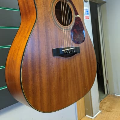 Yamaha FG502M Natural Open-Pore Acoustic Guitar image 3