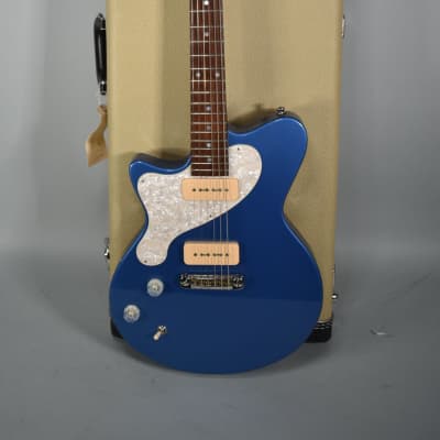Koll Junior Glide Special Lake Placid Blue Left-Handed Electric Guitar w/OHSC image 3