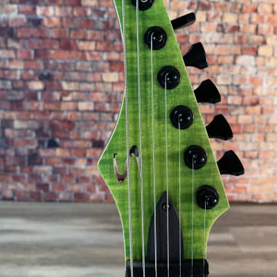 Skervesen Guitars Raptor-7 2022 - Lime Green image 7
