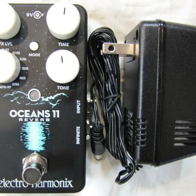 Electro-Harmonix EHX Oceans 11 Reverb Guitar Effects Pedal Used image 1