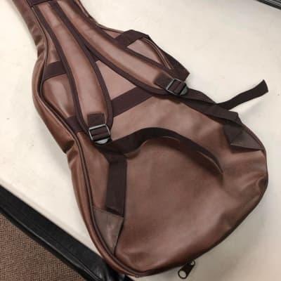 Vintage Faux Leather Guitar Gig bag Backpack Carrying Case.. image 2