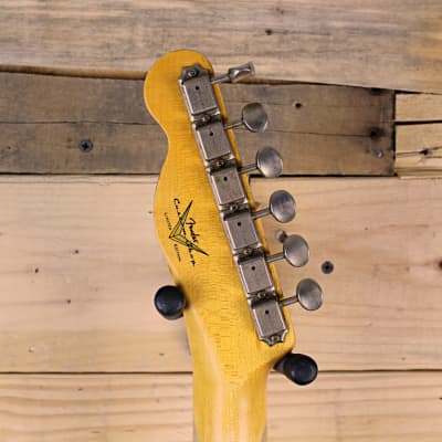 Fender Custom Shop P90 Telecaster Thinline Relic Chocolate 3-Color Sunburst image 6