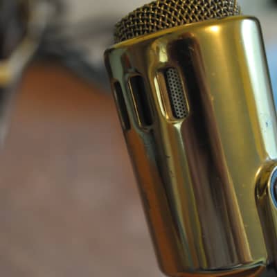 Electro Voice 664 mic with 418 desk stand - GOLD plated from the factory 1960's - Gold image 12
