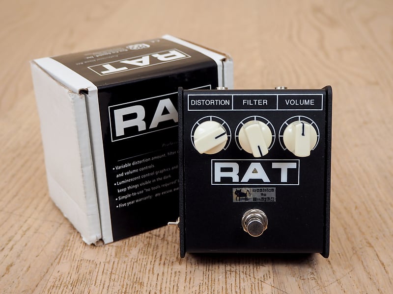 ProCo Rat Small Box Distortion Guitar Effects Pedal, Dr. Lake Hyper  Crunch'n RAT mod w/ Box