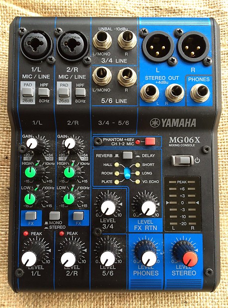 Yamaha MGO6X Mixer 2016 Black | Reverb