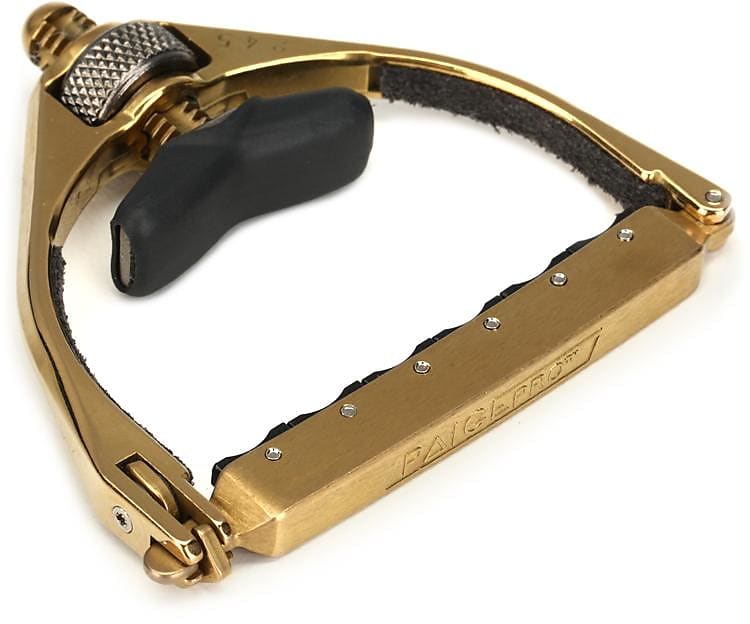 Paige PaigePro 6string Acoustic Guitar Capo Gold Reverb