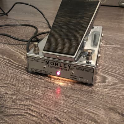 Morley Power Wah Fuzz PWF 1970's Chrome/Silver image 1