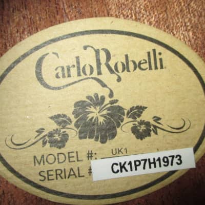 Carlo Robelli  UK1P Soprano Ukulele image 6