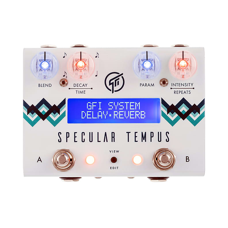 GFI System Specular Tempus Stereo Delay and Reverb Pedal w/ 32 Presets image 1