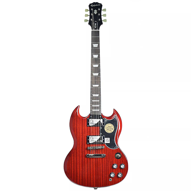 ☆Epiphone by Gibson☆G-400 SG PRO Cherry コイルタップ搭載 美品 ...