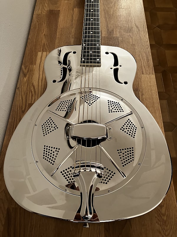 Paramount Style O Nickel Resofonic Guitar 2024 - Nickel image 1
