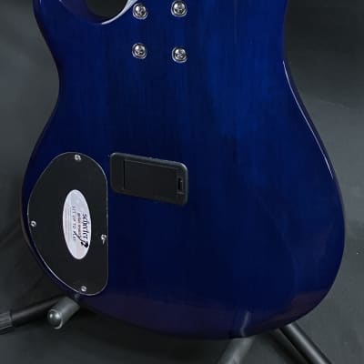 Schecter C-4 Plus 4-String Bass Guitar Quilted Ocean Blue Burst image 11