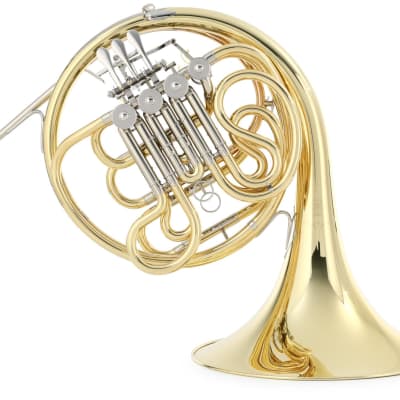 Yamaha YHR-671 Professional Double French Horn - Yellow Brass image 1