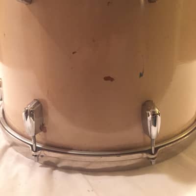 Leedy 1920 Marching Snare 12" X 16" White Paint image 4