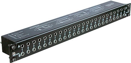 Neutrik NYS-SPP-L 48ポイント TRS バランスパッチベイ Neutrik 48-Point TRS Patchbay | Guitar Center