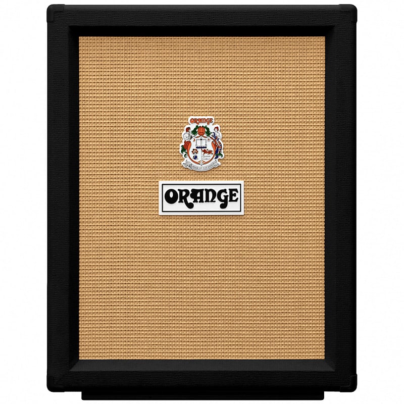 Orange PPC212V Guitar Cabinet Vertical 2x12inch Speaker Cab - Black image 1