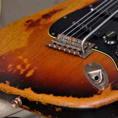 American Fender Stratocaster Sunburst Heavy Relic CS Texas Specials image 14