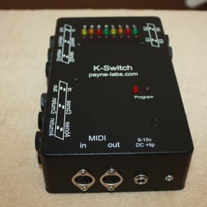 Payne Labs K-SwitchPayne Labs K-Switch: MIDI guitar amplifier and effects loop switcher - GREAT! image 3