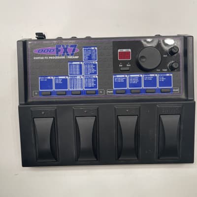 DOD FX7 ギターFX プロセッサー/プリアンプ ・アメリカ製 DOD FX7 ギター エフェクター プロセッサー プリamp 取扱説明書