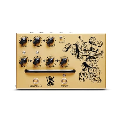 Victory Amps V4 The Sheriff Preamp 2021 - Present - Gold image 2